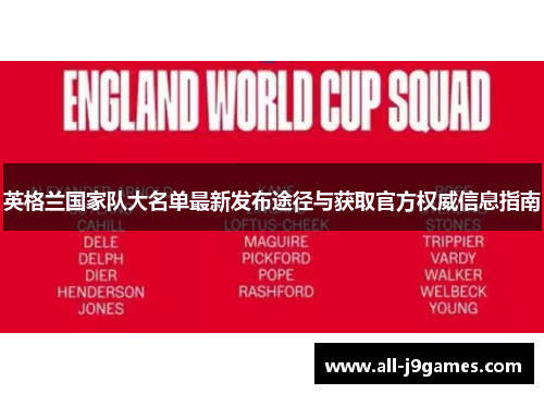 英格兰国家队大名单最新发布途径与获取官方权威信息指南 英格兰国家队大名单最新发布途径与获取官方权威信息指南